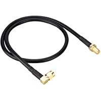 Cable SMA-Conector SMA-Cable SMA Hembra a Macho-Cable de extensión de Antena de 50 cm- Cable coaxial SMA para Antena gsm…